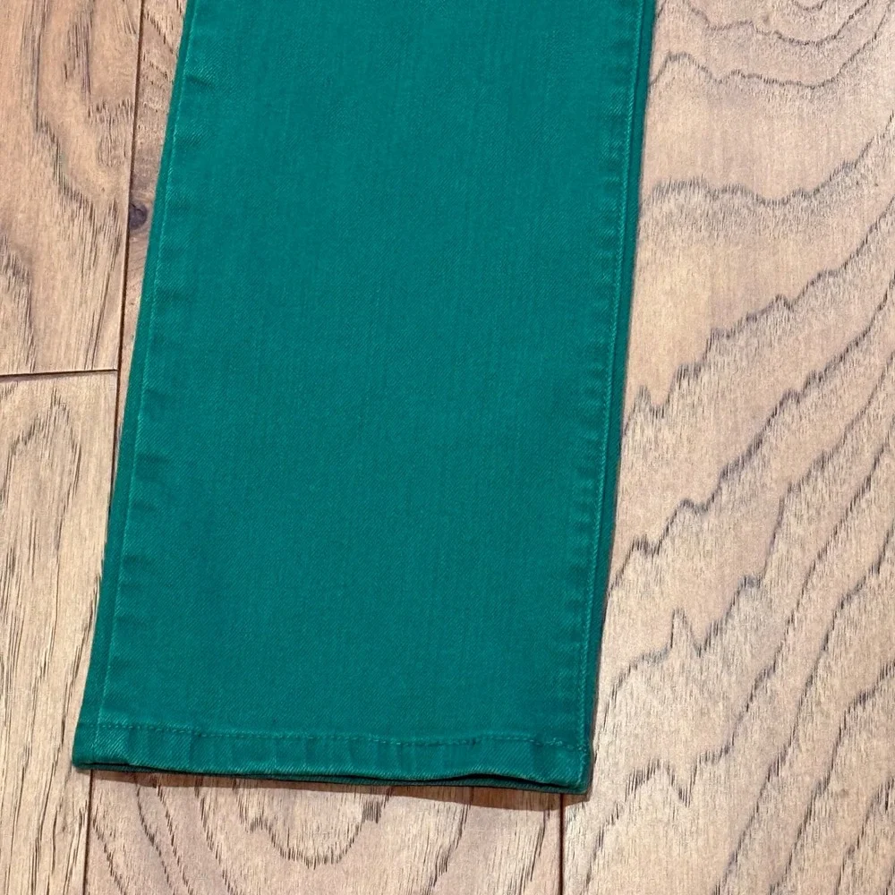 Lauren Ralph Lauren Modern Straight Leg Pants Green Womens Size 6 Cotton Stretch
